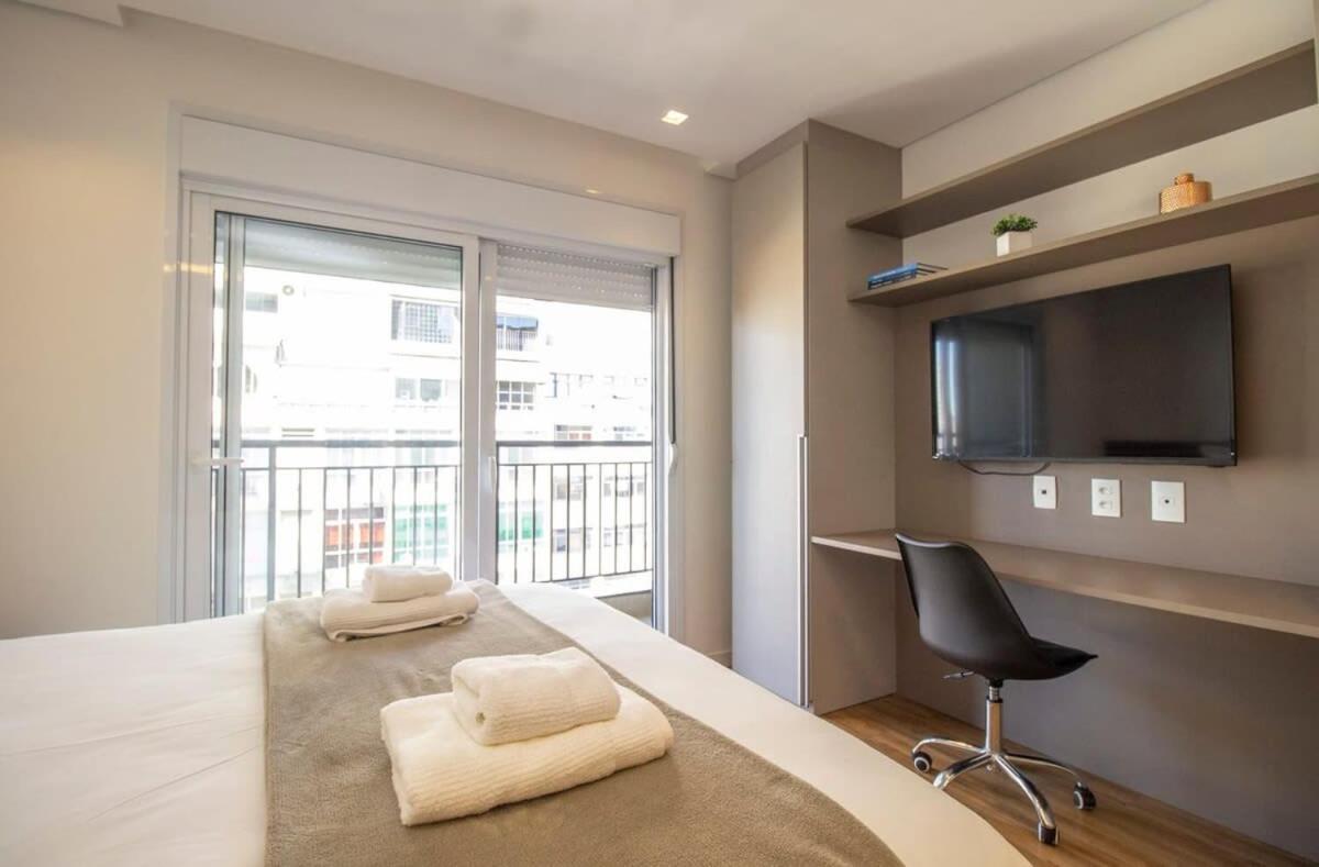 Апартаменты Bhomy Bela Vista Ao Lado Av Brigadeiro Apm1304 Сан-Пауло Экстерьер фото